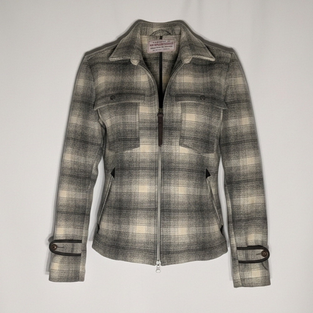 Guideboat Co Wool Chore Coat Jacket Women's Sz S Trucker Thick Cozy Made in USA